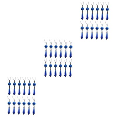 SHINEOFI 36pcs Crystal Pendant Beads Chain for Window Door Hanging Decor Aesthetic Bedroom Party Decorations Crystal Ornaments