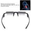 ASHATA Bed Prism Reading Glasses, Glasses Horizontal Glasses Spectacles Lie Down Eyeglasses for Reading Watching TV Myopia Usable view 3