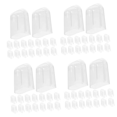 Didiseaon 96pcs Toothbrush Head Caps Reusable Toothbrush Covers for Travel Protecting Your Brush Material for Hygiene The Go