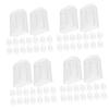 Didiseaon 96pcs Toothbrush Head Caps Reusable Toothbrush Covers for Travel Protecting Your Brush Material for Hygiene The Go view 1