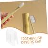 Didiseaon 96pcs Toothbrush Head Caps Reusable Toothbrush Covers for Travel Protecting Your Brush Material for Hygiene The Go view 2
