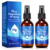 Magnesium Oil Spray60 ml 2 Pack Sleep Magnesium SprayReplenish Body's MagnesiumMagnesium Spray for FootQuick Absorption, Muscle Recovery and Leg Cramps Gluten Free - 2.02 fl oz view 1