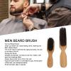 ANKROYU 2 PCS Beard Brush Comb, Beard Care Brush, Lightweight Beard Styling Brush, Beard Comb, Compact Beard Brush for Beard Grooming Oiling Styling view 2
