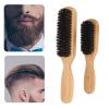 ANKROYU 2 PCS Beard Brush Comb, Beard Care Brush, Lightweight Beard Styling Brush, Beard Comb, Compact Beard Brush for Beard Grooming Oiling Styling view 3