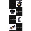 ANKROYU 3PCS Shaving Brush Set, ABS Nylon Shaving Brush Kit, Wear Resistance Beard Shaving Brush, Shaving Bowl, Shaving Stand for Men view 4
