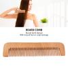 ANKROYU Wooden Hair Comb, Wooden Beard Comb, Small Pocket Beard Comb, Wood Beard Comb, Lightweight Wooden Comb for Men Women Hair Styling view 3