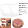 ANKROYU Beard Shaving Template Guide, Plastic Beard Shaping Tool, Universal Beard Styling Template Guide, Beard Shaping Guide for Home view 3