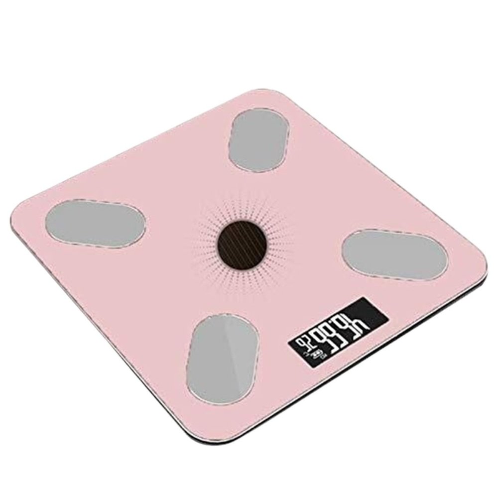 AMYSTY Bathroom Scale Scales for Body Weight Bath Scale Digital Body Weight Scale LCD Display Light Energy Storage Charging Scale Weighing Scale Weight Scale