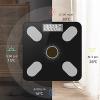AMYSTY Bathroom Scale Scales for Body Weight Bath Scale Digital Body Weight Scale LCD Display Light Energy Storage Charging Scale Weighing Scale Weight Scale view 4