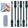 2-in-1 Nasal Hair Cutter,2024 New Nostril Hair Remover Tool, Double Sided Nose Hair Knife, Portable Manual 360 Rotating Nose Hair Trimmer with Ear Picker for Women Men (Green, 6 PCS) view 1