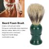 ANKROYU 2PCS Men Beard Foam Brush, Resin Handle Men Beard Foaming Brush, Lightweight Soft Hair Beard Foam Grooming Brush for Home Traveling view 3
