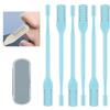 2-in-1 Nasal Hair Cutter,2024 New Nostril Hair Remover Tool, Double Sided Nose Hair Knife, Portable Manual 360 Rotating Nose Hair Trimmer with Ear Picker for Women Men (Blue, 6 PCS) view 1
