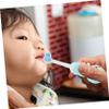 Healvian Boys and Girls Toothbrush for Toddlers Soft Bristle Cute Bear Shape Silicone Manual Toothbrush Set 2Pcs for Daily Use and Giving view 4