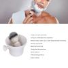 ANKROYU Beard Foam Brush Set, Plastic Nylon Hair Men Beard Foam Brush Set, Beard Foam Brush Soap Bowl Set, Beard Foam Grooming Brush for Home Barber Shop view 2
