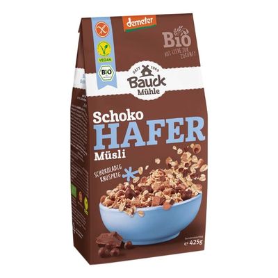 Bauck Mhle Oat Muesli, Chocolate Demeter, 425 g (1)