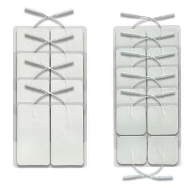 28PCS Tens Electrodes Replacement Pads Self Adhesive TENS Machine Pads 50x50mmx20pcs,50x100mmx8pcs,Used to Relieve Muscle Pain, Back and Joint Pain, Compatible with Most TENS Machines