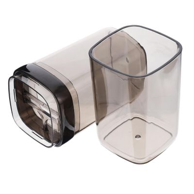 Healvian Toothpaste and Toothbrush Holder Compact Travel Case Toothbrush Storage Grey