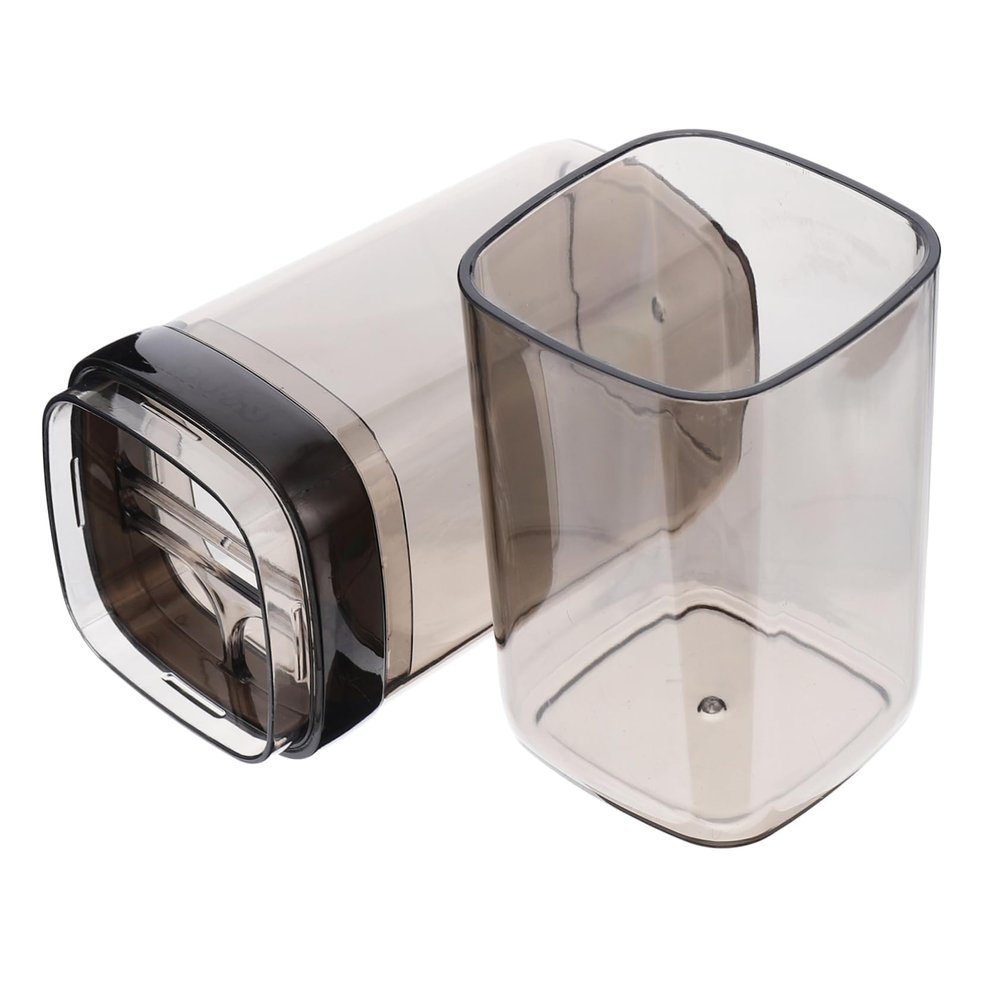 Healvian Toothpaste and Toothbrush Holder Compact Travel Case Toothbrush Storage Grey