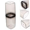 Healvian Toothpaste and Toothbrush Holder Compact Travel Case Toothbrush Storage Grey view 2