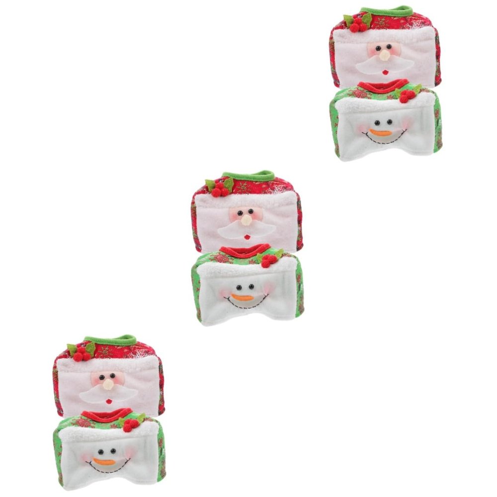 Alipis 6pcs Christmas Party Paper Box Covers Paper Box Protective Covers for Christmas Party Decor for Tabletop Layout
