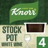 Knorr White Wine Stock Pots gluten-free stock with no artificial colours to add a rich white wine flavour to your dishes 4x 26 g view 2