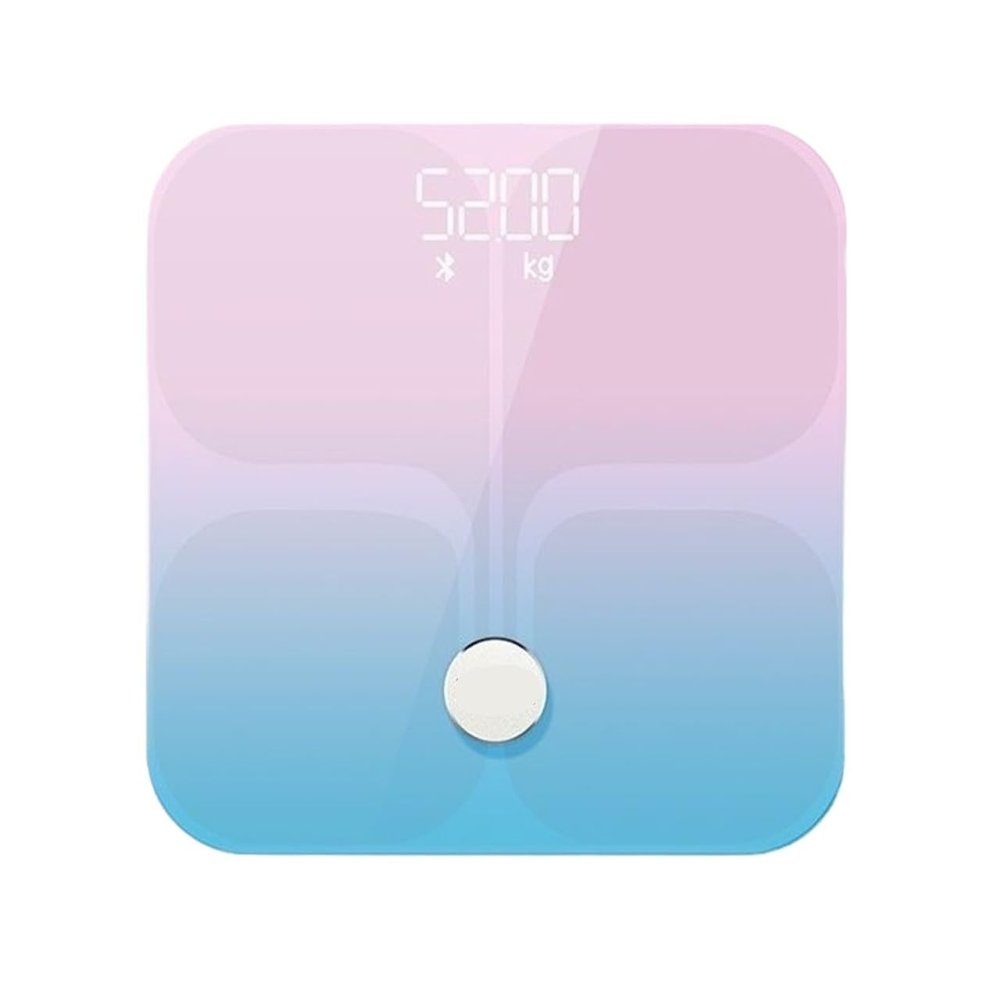 AMYSTY Bathroom Scale Scales for Body Weight Intelligent Weight Scale Digital Weight Smart Weighing Body Scale LED Sturdy Tempered Glass Weighing Scale Weight Scale