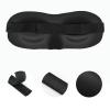 MUXICU 3D Sleeping Mask Eyepatch Block Out Light Soft Paded Sleep Rest Relax Aid Cover Patch Blindfold Face Shade Eyeshade Eyes Patchs view 4
