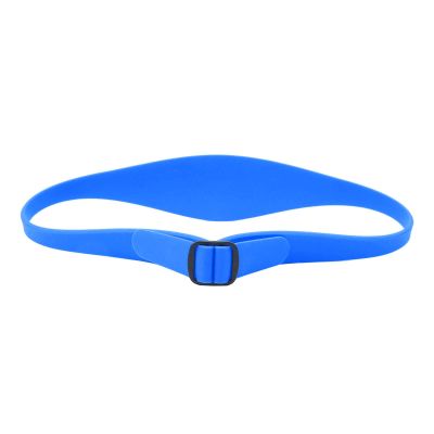 ANKROYU Neckline Shaving Template, Silicone Hair Trimming Guide, Lightweight Curved Silicone Haircut Band, Adjustable Haircut Band for Adults (Blue)