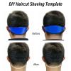 ANKROYU Neckline Shaving Template, Silicone Hair Trimming Guide, Lightweight Curved Silicone Haircut Band, Adjustable Haircut Band for Adults (Blue) view 2