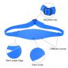 ANKROYU Neckline Shaving Template, Silicone Hair Trimming Guide, Lightweight Curved Silicone Haircut Band, Adjustable Haircut Band for Adults (Blue) view 3