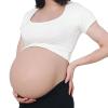 YJFEDCC Flat Silicone Fake Belly, 3~10 Months Artificial Silicone Prosthetic Belly, Realistic Soft Belly Role-Playing Prosthetic Belly,2 to 4 months view 1