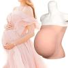 YJFEDCC Realistic Soft Belly Cosplay Prosthetic Belly, 2-10 Months Fake Belly Props, Artificial Silicone Prosthetic Belly,2 to 4 months view 2