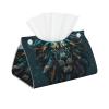 Animal Lion's Head Tissue Box Cover, Tissue Box Holder, Tissue Holders Decorative Organizer for Home Decor, Tabletop and Car view 1
