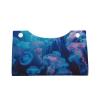 Blue Jellyfish Facial Tissue Holder Tissue Box Cover, Tissue Box Holder for Bathroom, Desks, Car, Vanity, Night Stands view 2