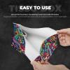 Colorful Cartoon Art Facial Tissue Holder Tissue Box Cover, Tissue Box Holder for Bathroom, Desks, Car, Vanity, Night Stands view 3