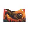 Sunset Sloth Hanging on Tree Branch Tissue Box Cover, PVC Leather Tissue Box Holder Napkins Box Covers for Home/Office/Car Decoration view 2