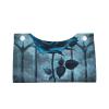 Blue Rose Tissue Box Cover, Tissue Box Holder, Facial Box Cover for Storage on Bathroom Vanity, Countertop, Bedroom Dresser view 2