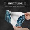 Blue Rose Tissue Box Cover, Tissue Box Holder, Facial Box Cover for Storage on Bathroom Vanity, Countertop, Bedroom Dresser view 3