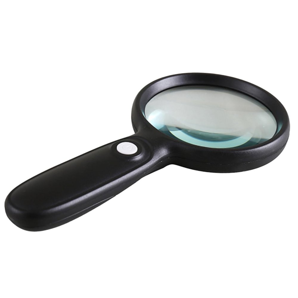 ORFOFE Magnifying Glass Light Handheld Magnifier Led Lights Reading Magnifier for Seniors Jewelry Repair Tool Reading and Hobbyists