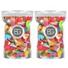BG Pick & Mix Sweets - Sweeties Retro Candy Bundle Deal 2x Pouches - Mixed Sweets 800g view 1