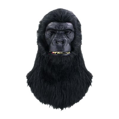 Gorilla Face Cover - Horror Cosplay Photo Props Gorilla Halloween Headwear | Scary Funny Full Masks Scary Halloween Latex Realistic Costume for Halloween Party