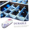 Healvian Professional Contacts Holder Glasses Case Stand Portable Eyeglass Box for Household Contacts and Reading Glasses view 2