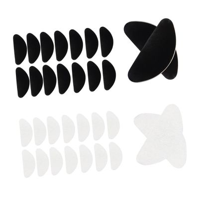 Anneome 16pairs Comfy Glasses Grip Silica Nose Pads for Glasses and Sunglasses