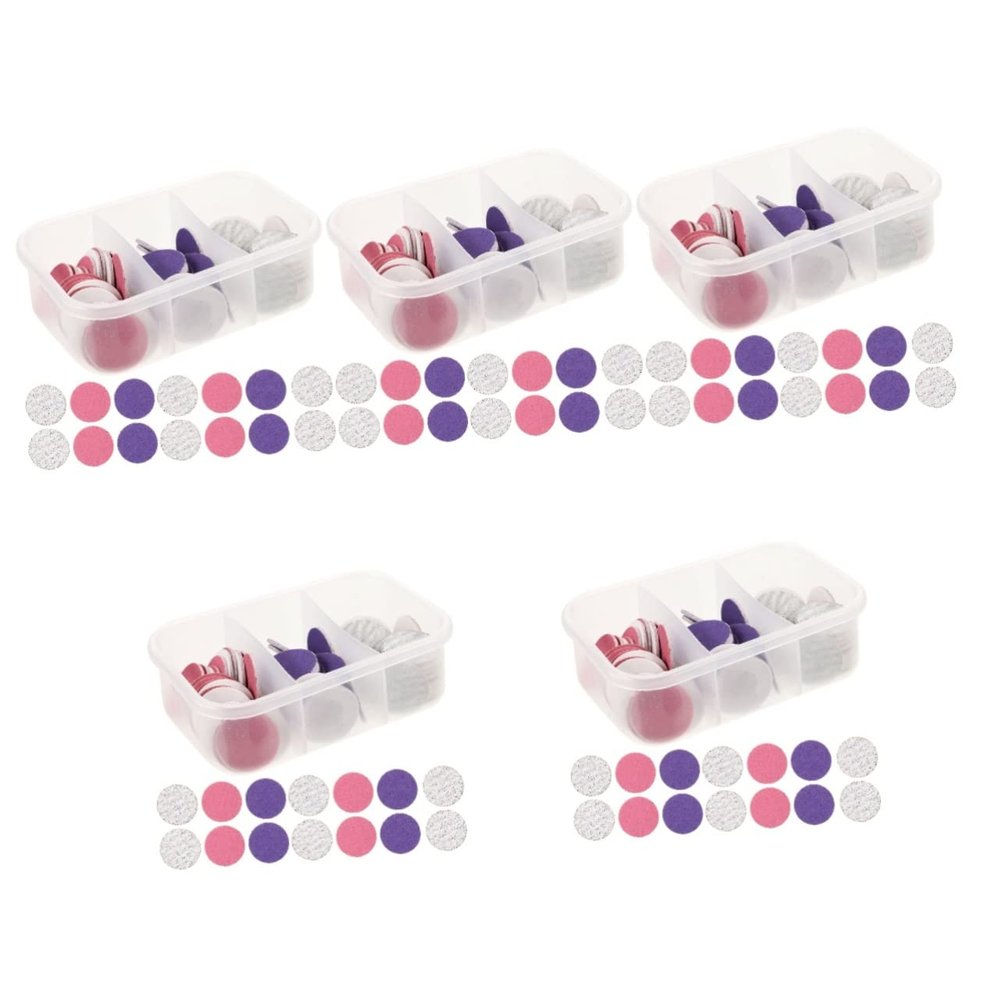 Healvian 360pcs Pedicure Sanding Discs Foot Callus Remover Pads for Electric Foot File Replaceable Sandpaper Discs for Electric Pedicure