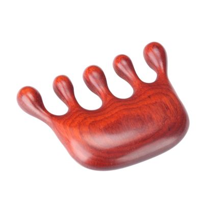 BCOATH Ergonomic Wooden Massage Comb Comfortable Massaging Tool for Scalp and Hair Health Safe Rounded Teeth Design for Relaxation and Hair
