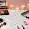 50 Pcs Mini Plastic Tweezers Contact Lens Clip Beauty Tweezers Makeup Tool Hair Removal Tweezers for Double Eyelid Stickers Hand ToolsWhite view 3