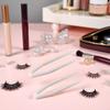 50 Pcs Mini Plastic Tweezers Contact Lens Clip Beauty Tweezers Makeup Tool Hair Removal Tweezers for Double Eyelid Stickers Hand ToolsWhite view 4