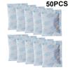 SOLUSTRE 50pcs Silica Gel Desiccant Sachets Safe Moisture Absorber for Wardrobe Dry Corrosion Prevention Pack view 4