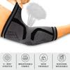 360 RELIEF Elbow Support for Men, Women, Kids, 2 Pack Compression Elbow Sleeve for Tennis, Golfers, Sports, Fitness, Gym, Weightlifting, Large, Black + Laundry Bag view 2