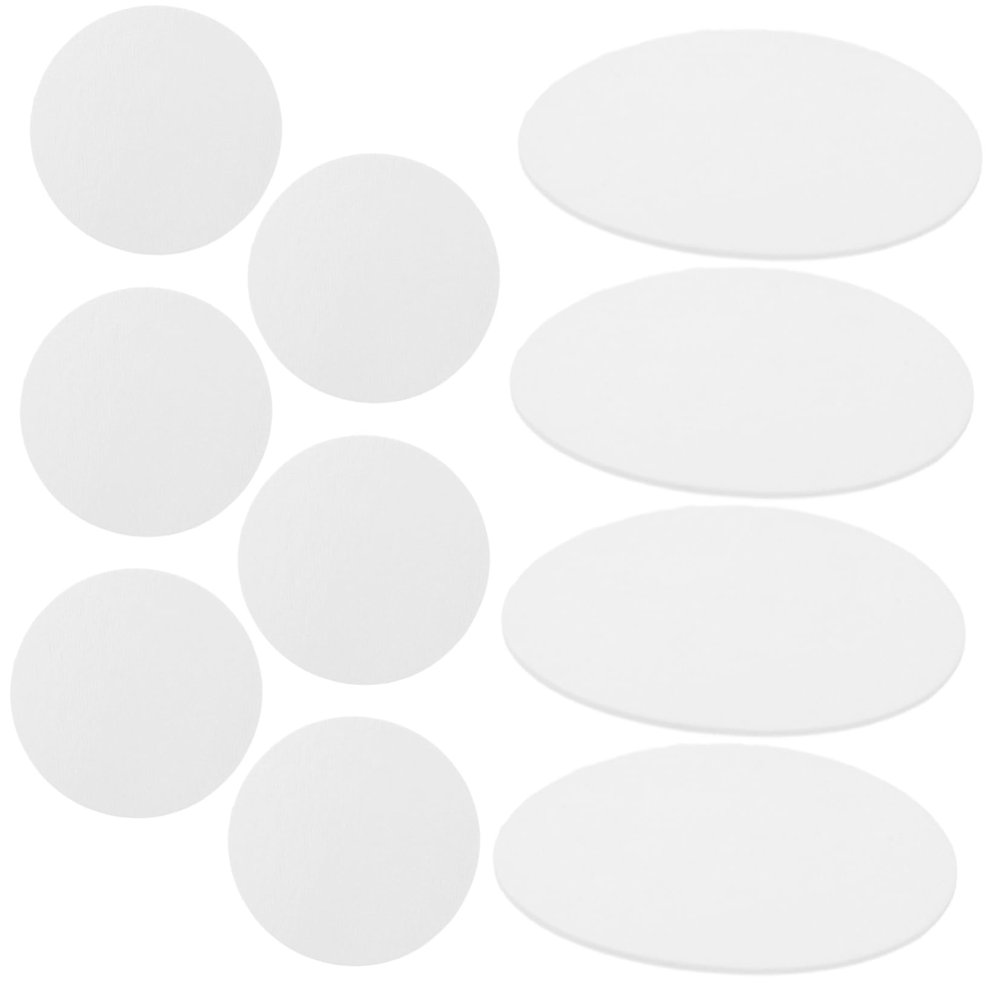 PAMINGONO Plant Fibre Moisture Absorber Sheets 100pcs 5cm round Desiccant Discs Food-grade Drying Sheets for Sealing Jars Biscuit and Chip Storage Household Moisture Control